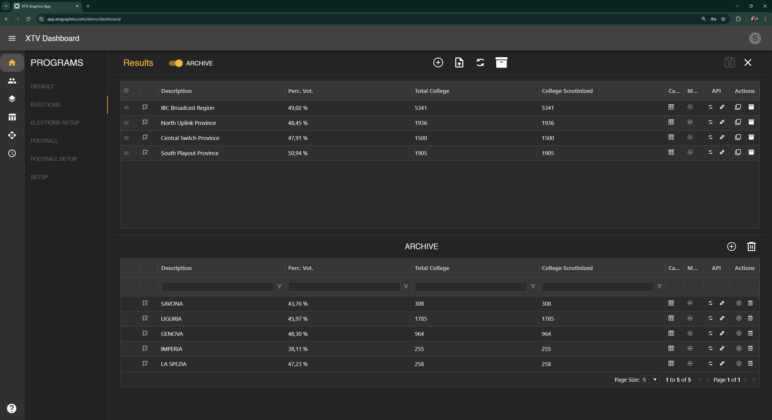 Screenshot - Archive